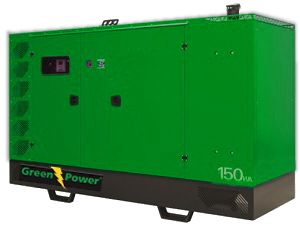 Cummins Elverk 140kVA 108kW täckt automatisk startpanel